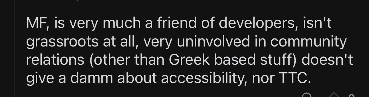 Transit and accessibility feedback